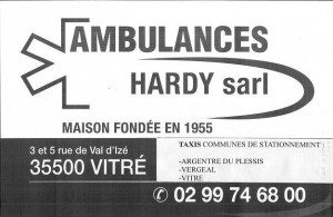 CARTE VISITE HARDY